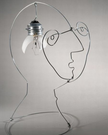 head with lightbulb