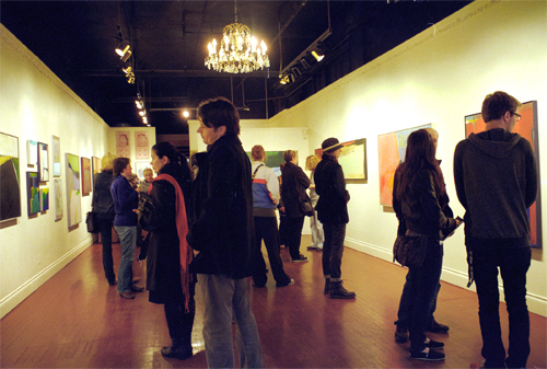art show opening night