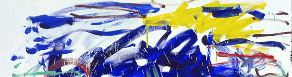 detail of a Joan Mitchell painting