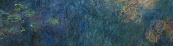 detail of a Monet painting